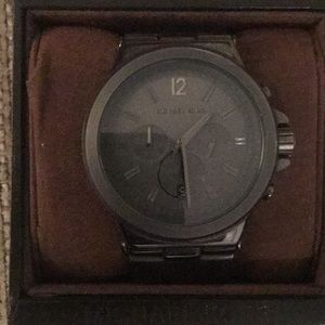 Michael Kors gun metal watch